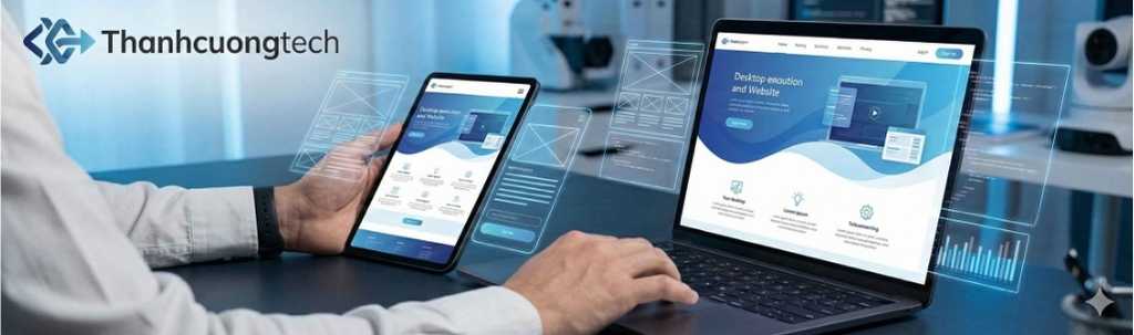 Giao diện website chuẩn SEO và tương thích mobile